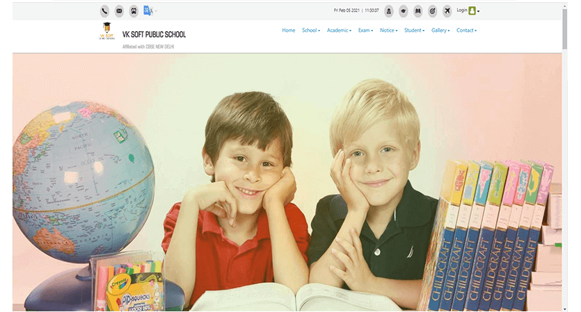school software dashboard
