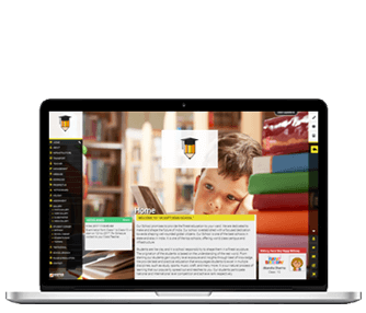 Tab Website view of VIDYA School Website